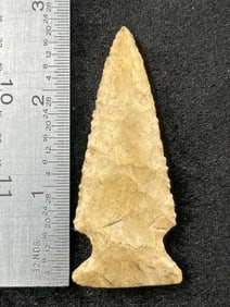 Side Notch Indian Artifact Arrowhead