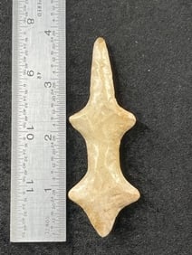 Polished Flint Lizard Effigy Indian Artifact Arrowhead