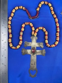 Montreal Trade Cross with Beads