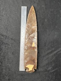 Large Spear Point Indian Artifact Arrowhead