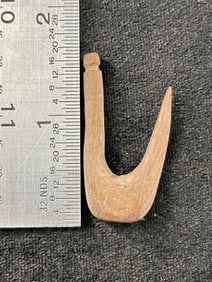 Bone Hook Indian Artifact Arrowhead