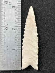 Dalton Indian Artifact Arrowhead