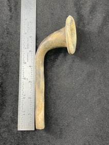 Caddo Loop Pipe Indian Artifact Arrowhead