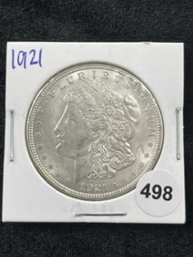 1921 Morgan Silver Dollar Coin