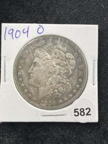 1904 O Morgan Silver Dollar Coin