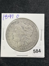 1899 O AU Morgan Silver Dollar Coin