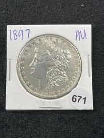 1897 Morgan Silver Dollar Coin