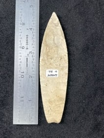 Agate Basin from Greene County, Illinois Indian Artifact Arrowhead