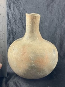 Mississippian Water Bottle with nice fire marks & solid