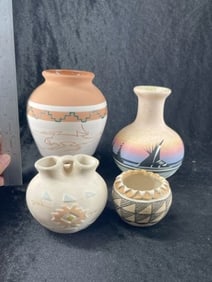 4 Piece of South West Pottery $30 Shipping for each lot 860-879