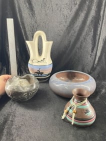 4 Piece of South West Pottery $30 Shipping for each lot 860-879
