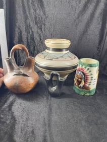 4 Piece of South West Pottery $30 Shipping for each lot 860-879