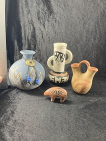 4 Piece of South West Pottery $30 Shipping for each lot 860-879