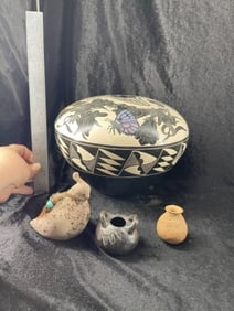 4 Piece of South West Pottery $30 Shipping for each lot 860-879