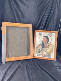 Shaddow Box and Needle Point