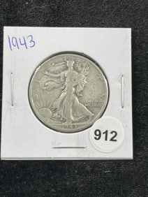1943 Walking Liberty Half Dollar Coin