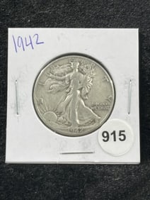 1942 Walking Liberty Half Dollar Coin