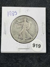 1935 Walking Liberty Half Dollar Coin