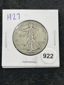 1927 Walking Liberty Half Dollar Coin