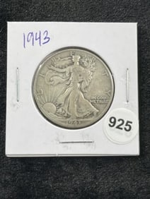 1943 Walking Liberty Half Dollar Coin