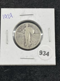 1929 Standing Liberty Quarter Dollar