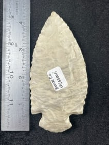 4 & 1/4" Dovetail from Boone County, Missouri Indian Artifact Arrowhead