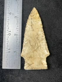 3 & 1/2" Hardin Indian Artifact Arrowhead