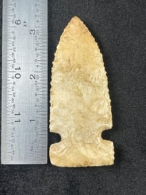 3 & 3/8" Hickory Ridge Indian Artifact Arrowhead