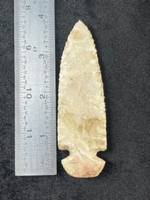 3 & 7/8" Dovetail Indian Artifact Arrowhead