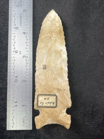 4 & 7/8" Graham Cave from Iowa Indian Artifact Arrowhead (1 of 3)