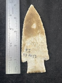 5" Hardin from Iowa Indian Artifact Arrowhead