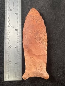 4 & 1/4" Beaver Lake Indian Artifact Arrowhead