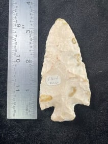 3 & 1/2" Hardin Indian Artifact Arrowhead