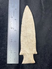 5 & 1/4" Etley out of the Texas Collection Indian Artifact Arrowhead