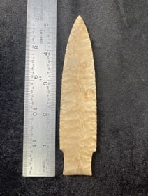 5 & 1/8" Scottsbluff out of the Texas Collection Indian Artifact Arrowhead