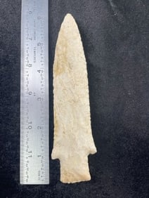 6" Etley out of the Texas Collection Indian Artifact Arrowhead