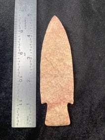 4 & 3/4" Hardin out of the Texas Collection Indian Artifact Arrowhead