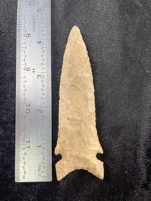 4 & 7/16" Graham Cave out of the Texas Collection Indian Artifact Arrowhead