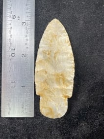 3 & 1/8" Scottsbluff Indian Artifact Arrowhead