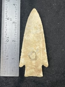 3 & 3/4" Hardin Indian Artifact Arrowhead