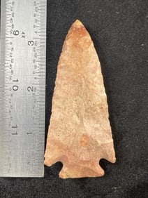 3 & 1/2" Apple Creek Indian Artifact Arrowhead