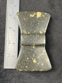 4 & 1/2" Bow-Tie Bannerstone from the Kentucky Collection Indian Artifact Arrowhead