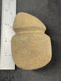 3 & 7/8" Grooved Axe Indian Artifact Arrowhead