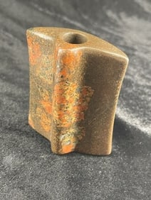 3" Saddle Back Bannerstone Indian Artifact Arrowhead