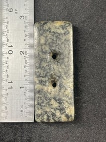 2 & 3/4" Gorget from the Ohio Collection Indian Artifact Arrowhead