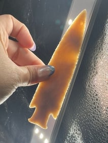 5 & 1/2" Texas Hardin Indian Artifact Arrowhead