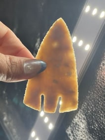 3 & 1/4" Calf Creek Indian Artifact Arrowhead