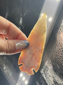 3 & 1/2" Dovetail Indian Artifact Arrowhead