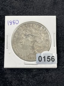 1880 Morgan Silver Dollar Coin