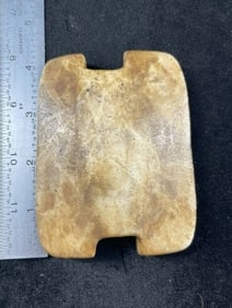 4" Quartz Bannerstone Indian Artifact Arrowhead